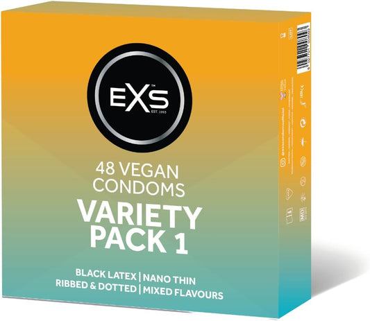 EXS Variety Pack Condoms - 48 pack - 7 Condom Types