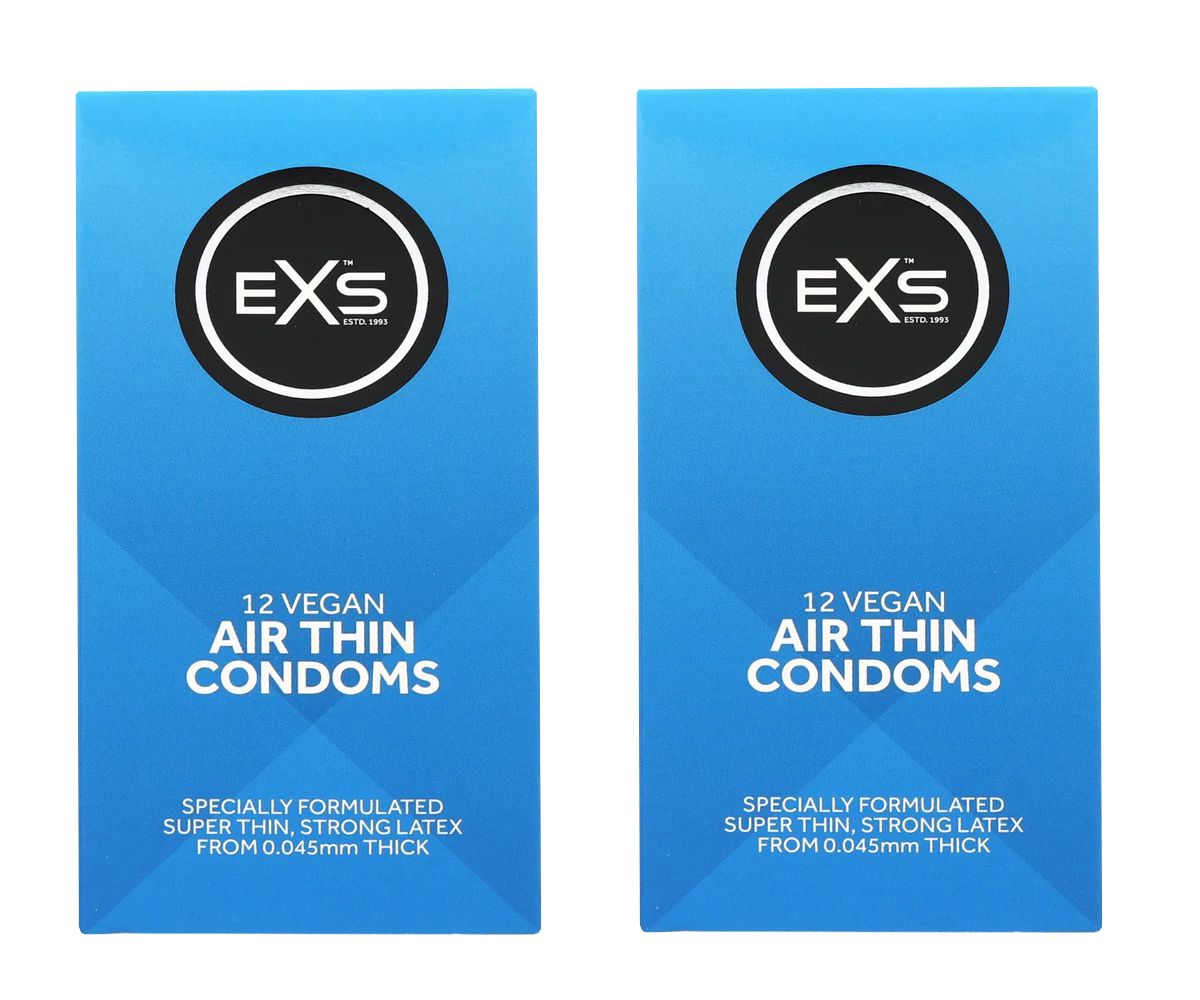EXS | Air Thin Condoms | One of The Thinnest Quality Condoms | Vegan
