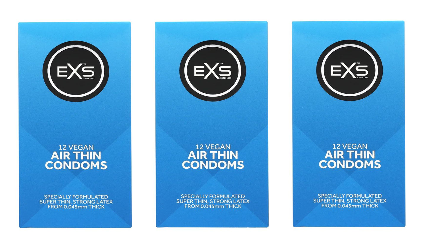EXS | Air Thin Condoms | One of The Thinnest Quality Condoms | Vegan