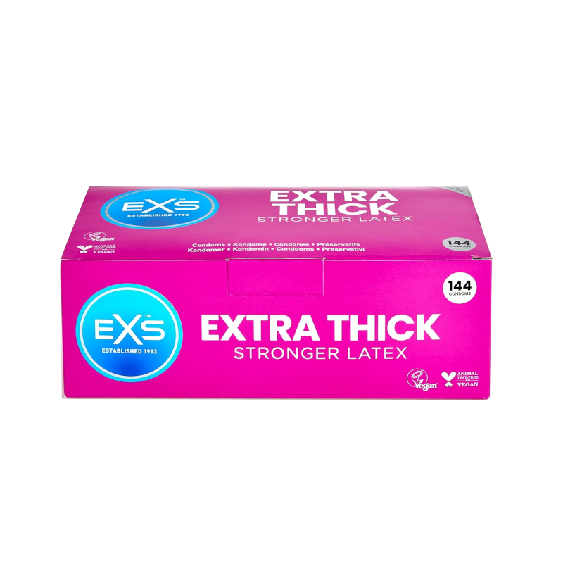 exs condoms 144 pack for extra thick
