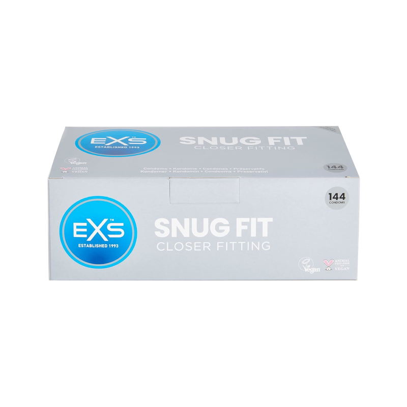 exs condoms snug fit 144 bulk pack