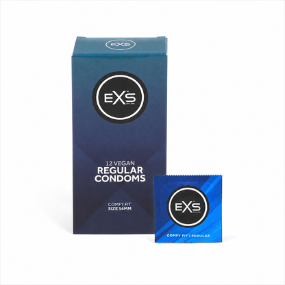 EXS | Regular Condoms | Natural Latex & Reliable Condom | Vegan