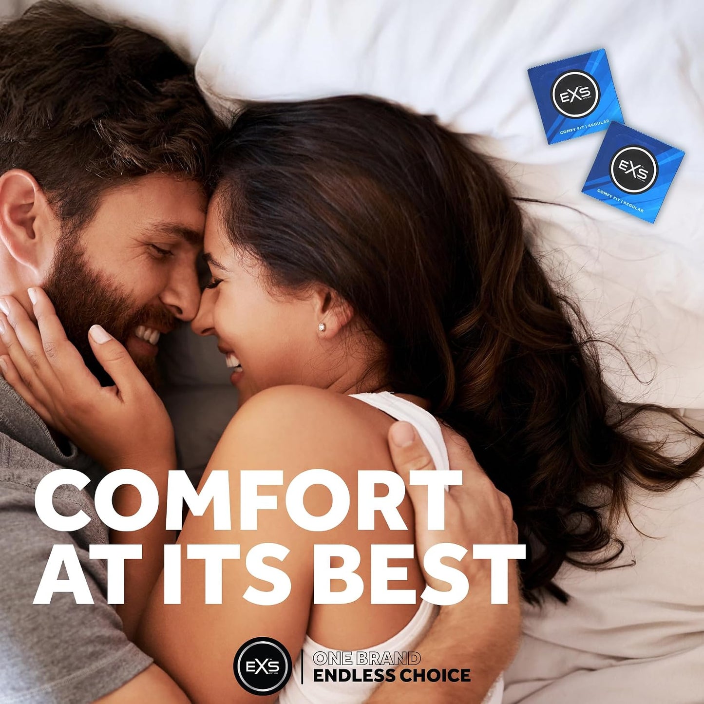 EXS | Regular Condoms | Natural Latex & Reliable Condom | Vegan