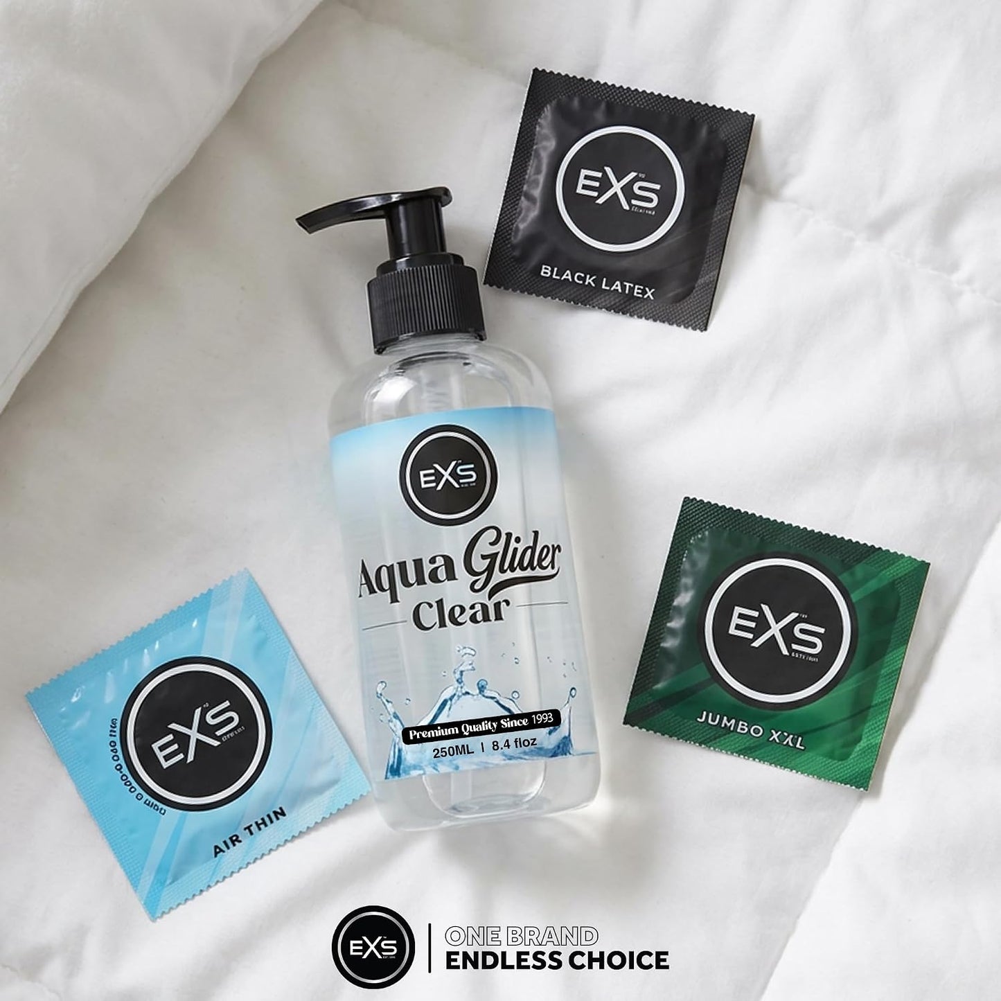 EXS | AquaGlider Clear Lubricant | Fragrance-Free | 250ml