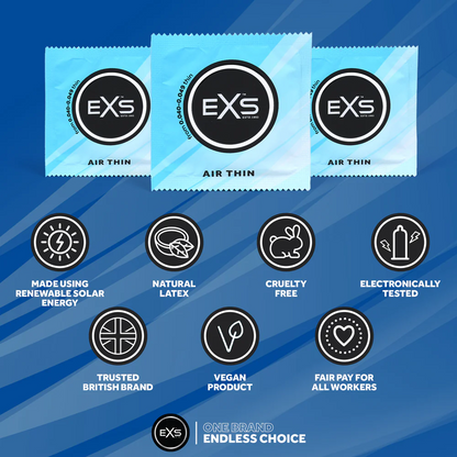 EXS Air Thin Condoms - 144 Bulk Pack