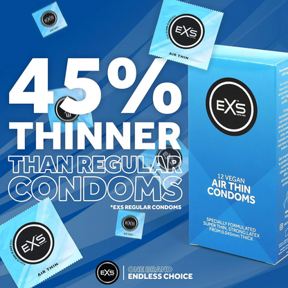 EXS Air Thin Condoms - 144 Bulk Pack
