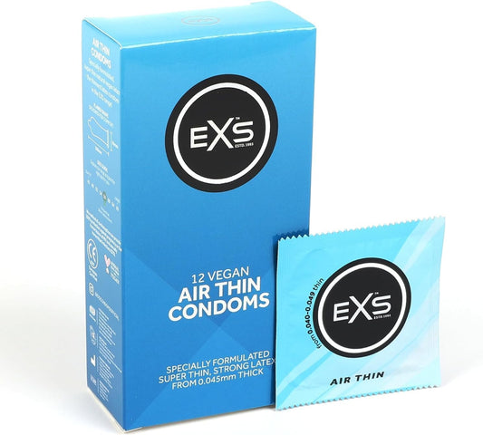 EXS | Air Thin Condoms | One of The Thinnest Quality Condoms | Vegan