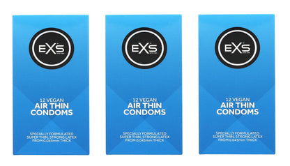 EXS | Air Thin Condoms | One of The Thinnest Quality Condoms | Vegan