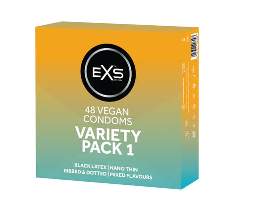 EXS Variety Pack Condoms - 48 pack - 7 Condom Types