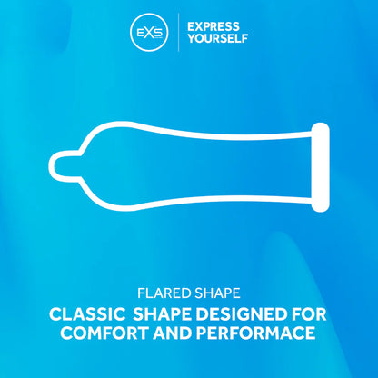 exs condoms shape infographic 