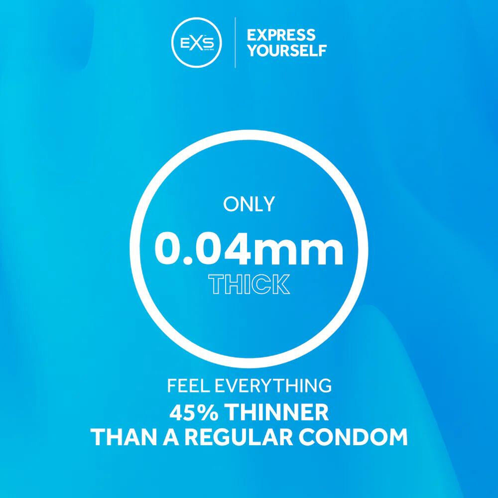 exs condoms thickness infographic