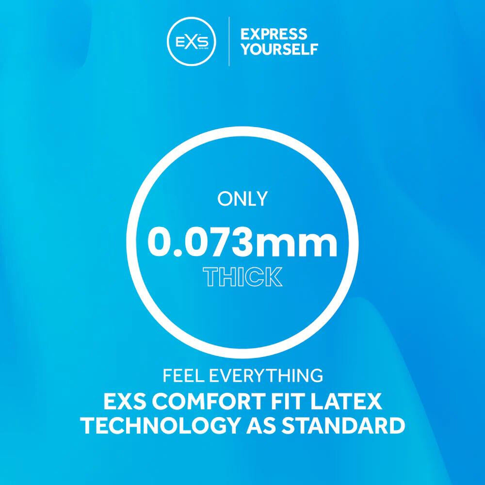 exs condoms thickness infographic