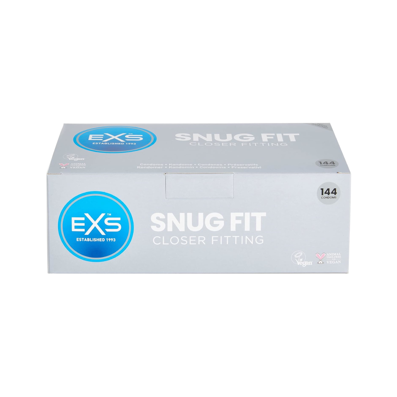 exs condoms main image for 144 pack snug fit 