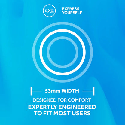 exs condoms width infographic