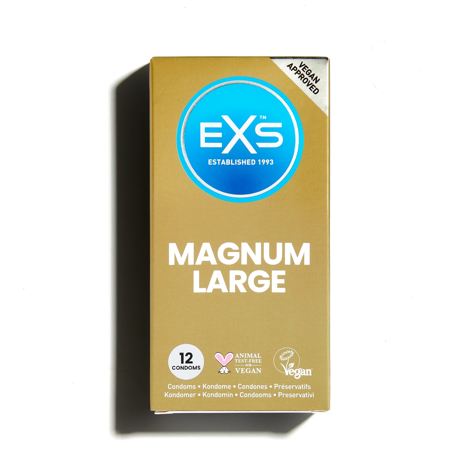 exs condoms display product magnum large pack