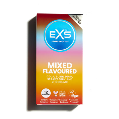 exs condoms mixed flavoured single image