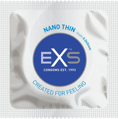 exs condoms nanothin single image condom