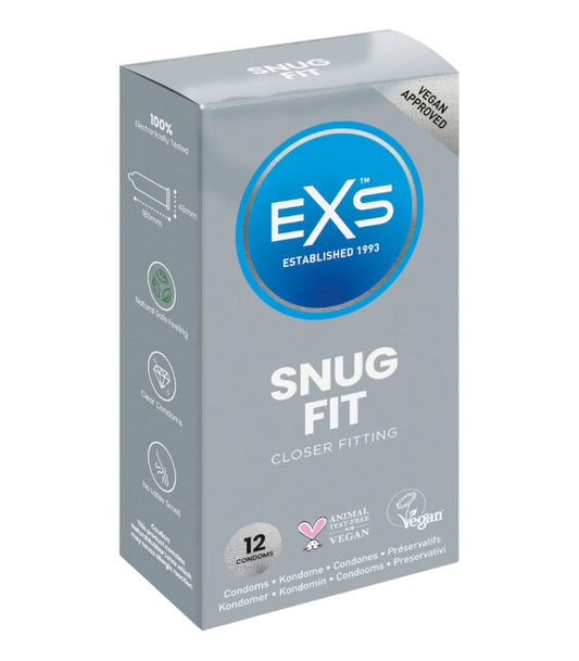 exs condoms snug fit 12 pack