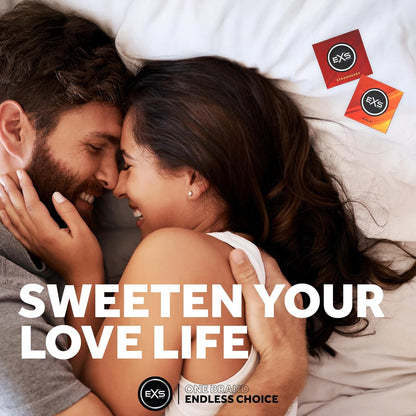 EXS Mixed Flavoured condoms - 144 Bulk Pack (4 flavours)