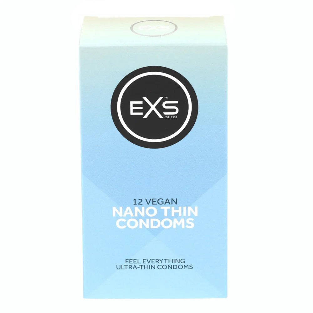 EXS | Nano Thin Condoms | One of The Thinnest Quality Condoms | Vegan