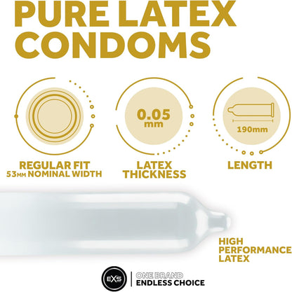 EXS | Pure Condoms | Premium RRI Latex & Fully Sustainable Next Gen Recyclable Foils
