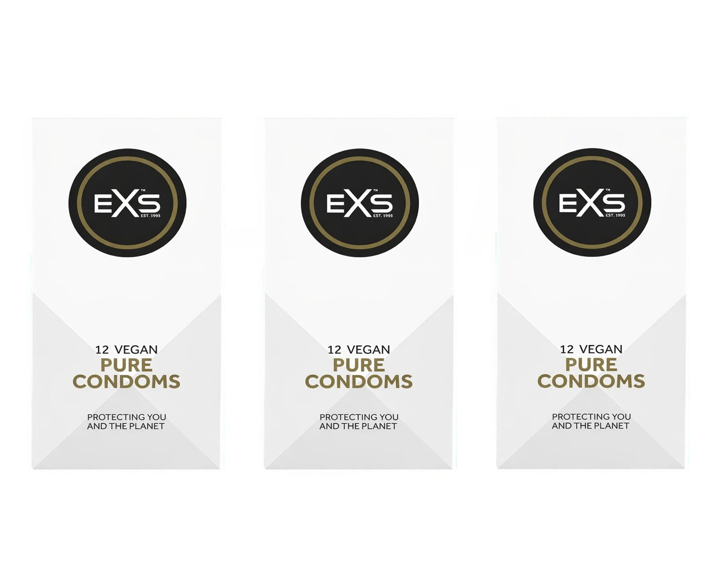 EXS | Pure Condoms | Premium RRI Latex & Fully Sustainable Next Gen Recyclable Foils