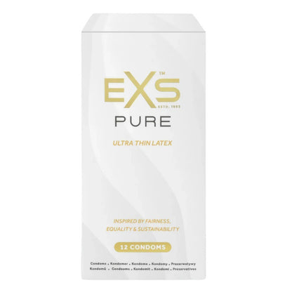 EXS | Pure Condoms | Premium RRI Latex & Fully Sustainable Next Gen Recyclable Foils