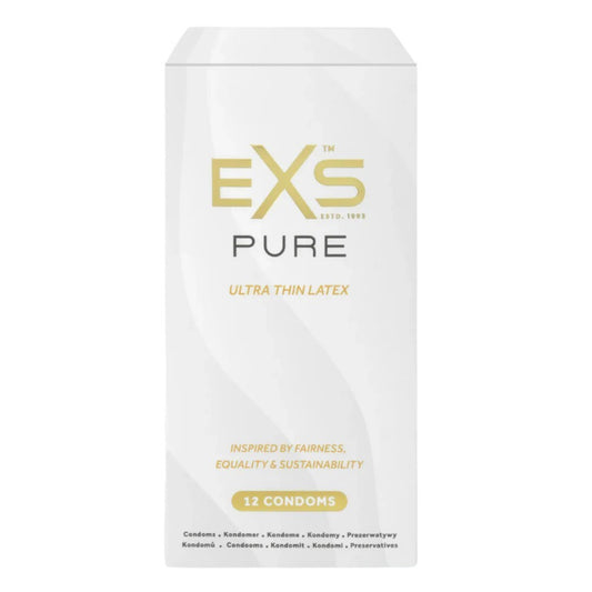 EXS | Pure Condoms | Premium RRI Latex & Fully Sustainable Next Gen Recyclable Foils