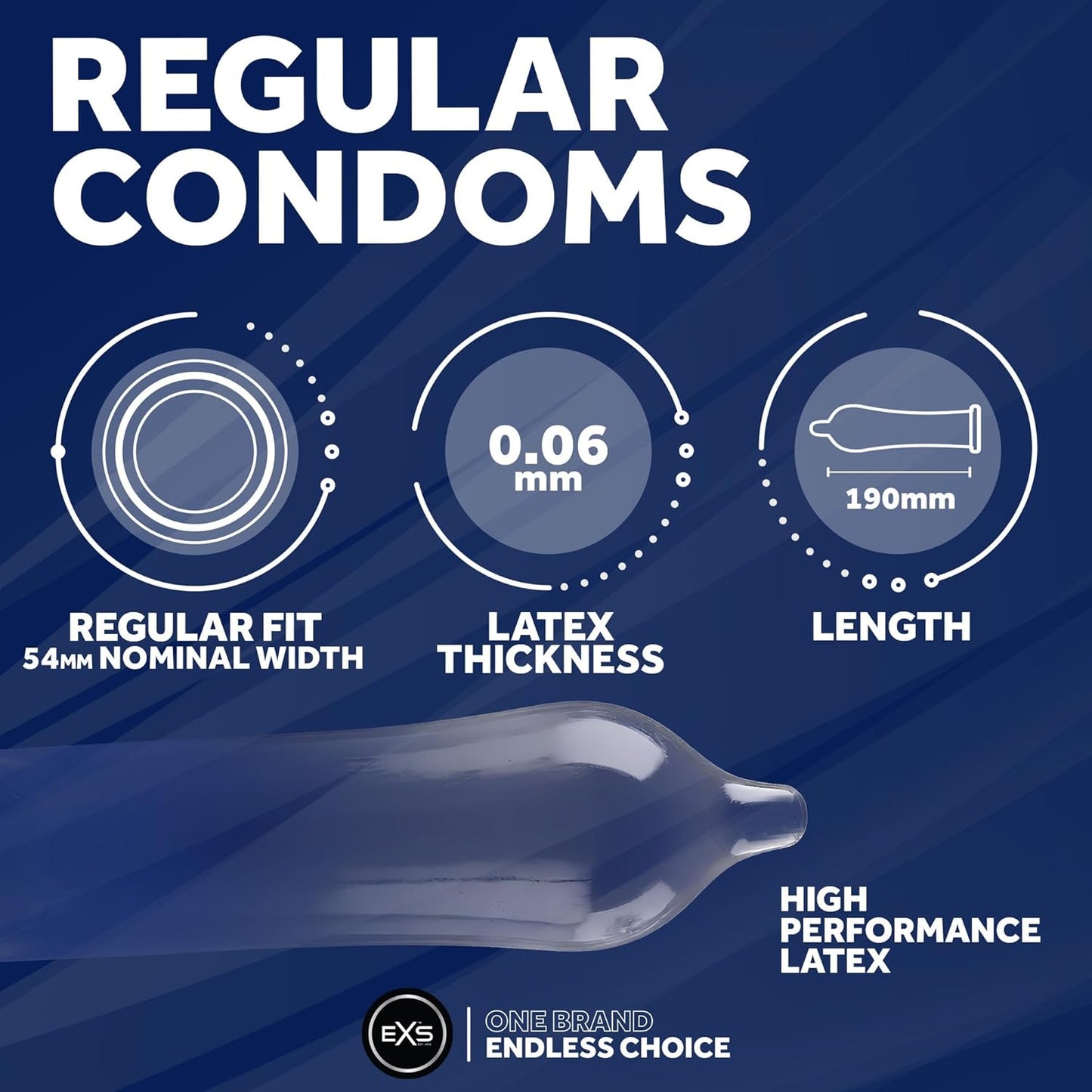 EXS Variety Pack 2 Condoms - 48 pack - 7 Condom Types