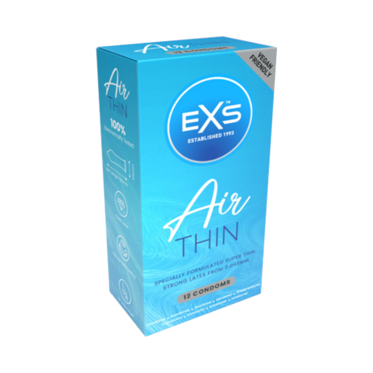 exs condoms airthin 12 pack 
