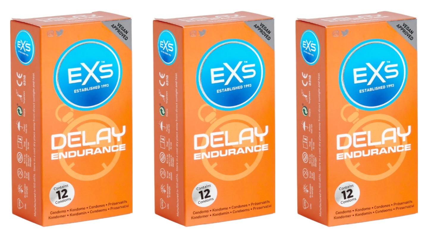 exs condoms delay endurance three pack