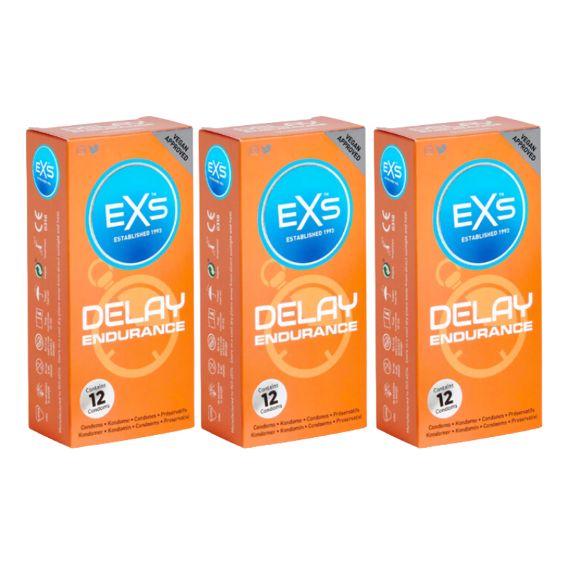 exs condoms delay endurance 3 pack