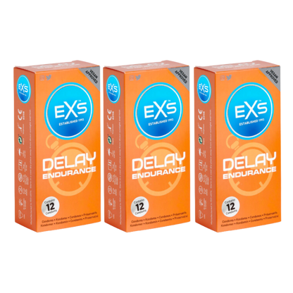 exs condoms delay endurance 3 pack