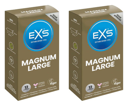 exs condoms magnum large two pack image 2